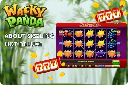 Sizzling Hot Deluxe reels as an alternative to Wacky Panda